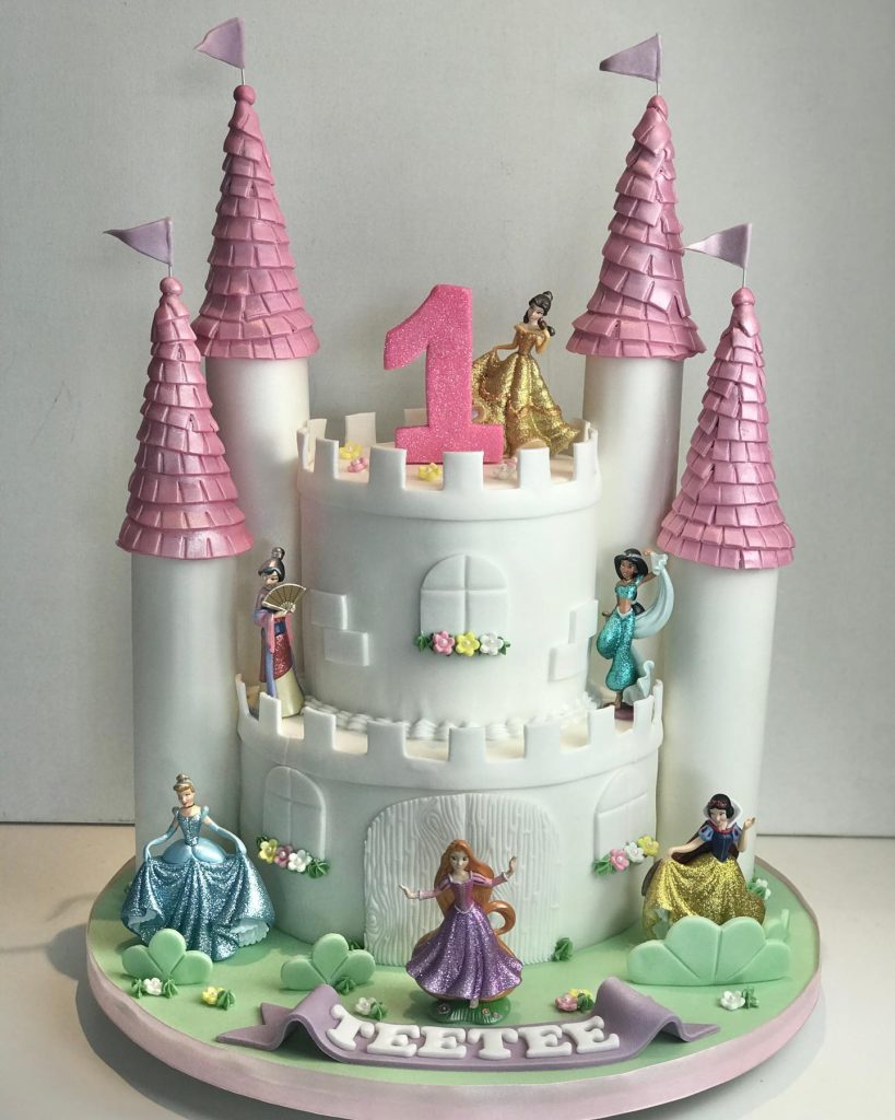 Disney Princess Castle Cake