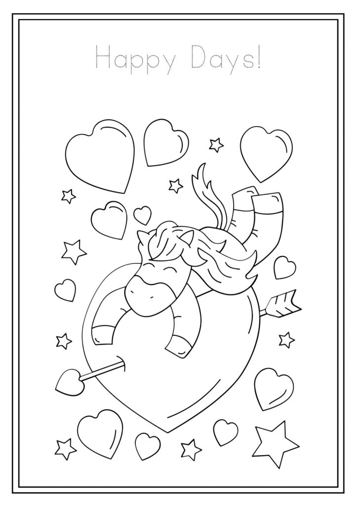 Free Printable Christmas Unicorns Coloring Pages (1)