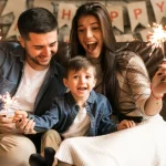 New Year Family Party Night