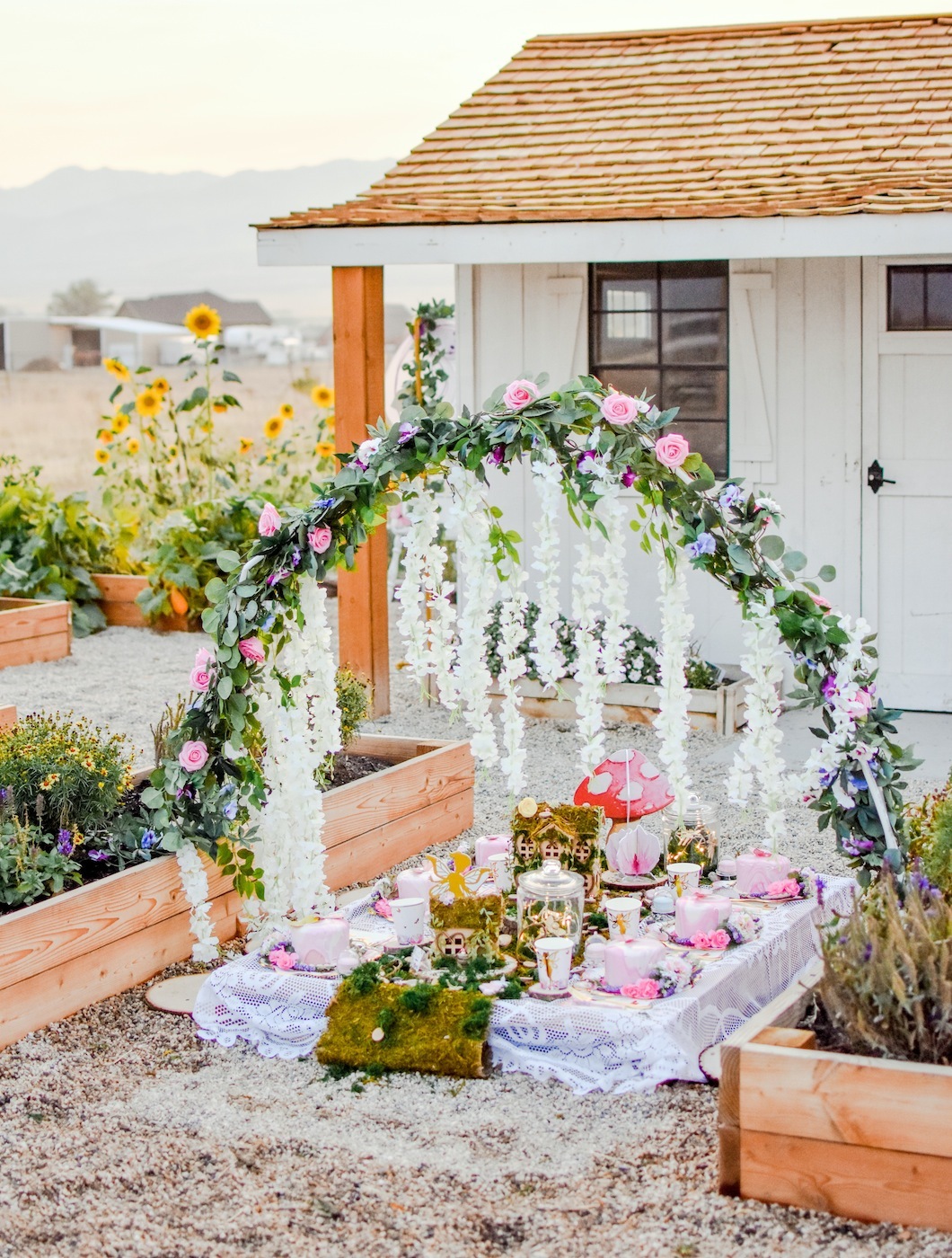Snow Fairy Enchanted Garden Party Ideas 1
