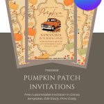 FREE Pumpkin Farm Party Invitation Template