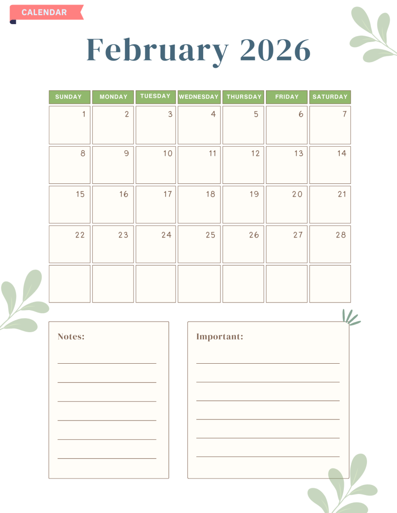 Kids Chore Chart (Editable & Free)