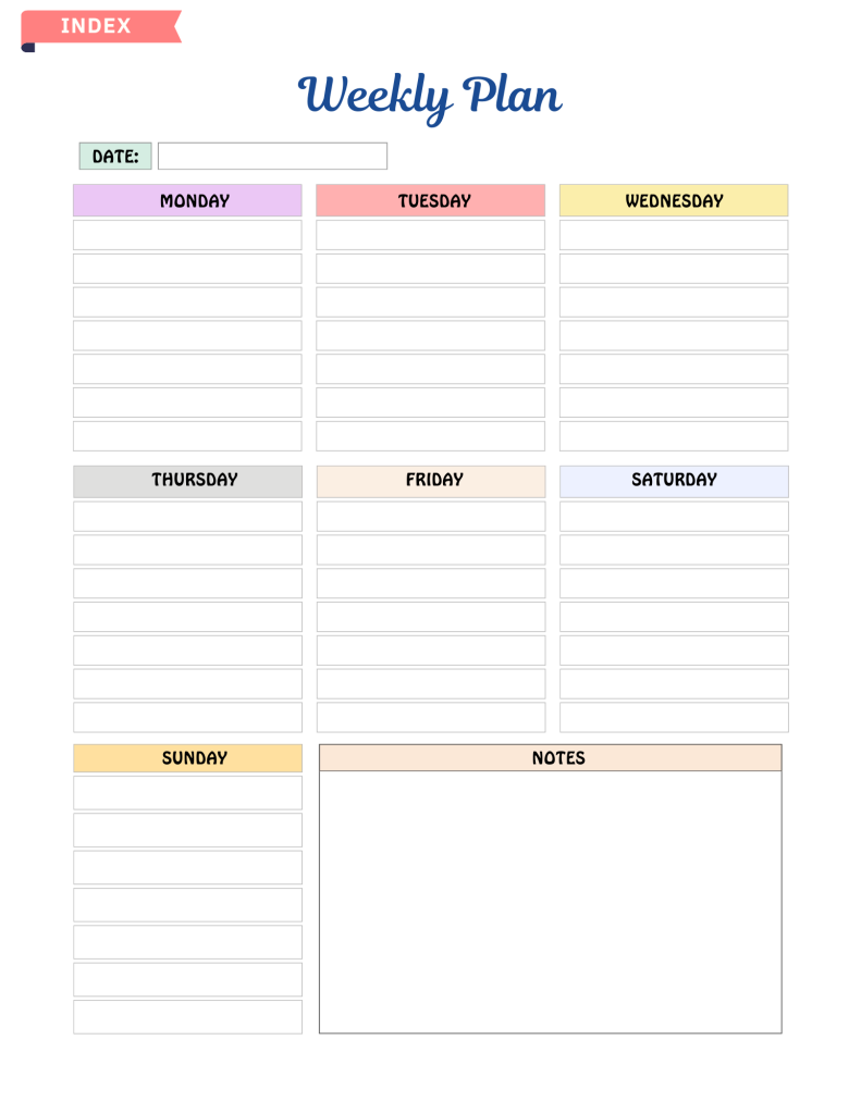 Kids Chore Chart (Editable & Free)