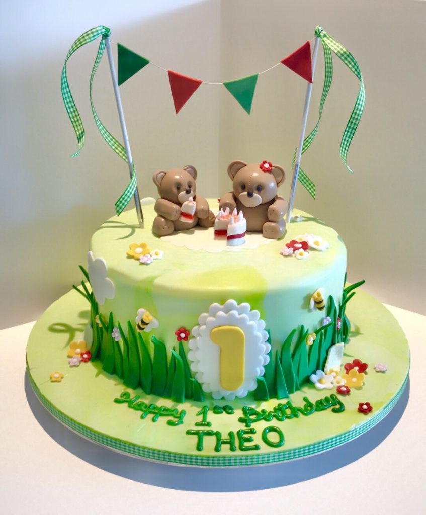 Teddy Bear Picnic Birthday Cake