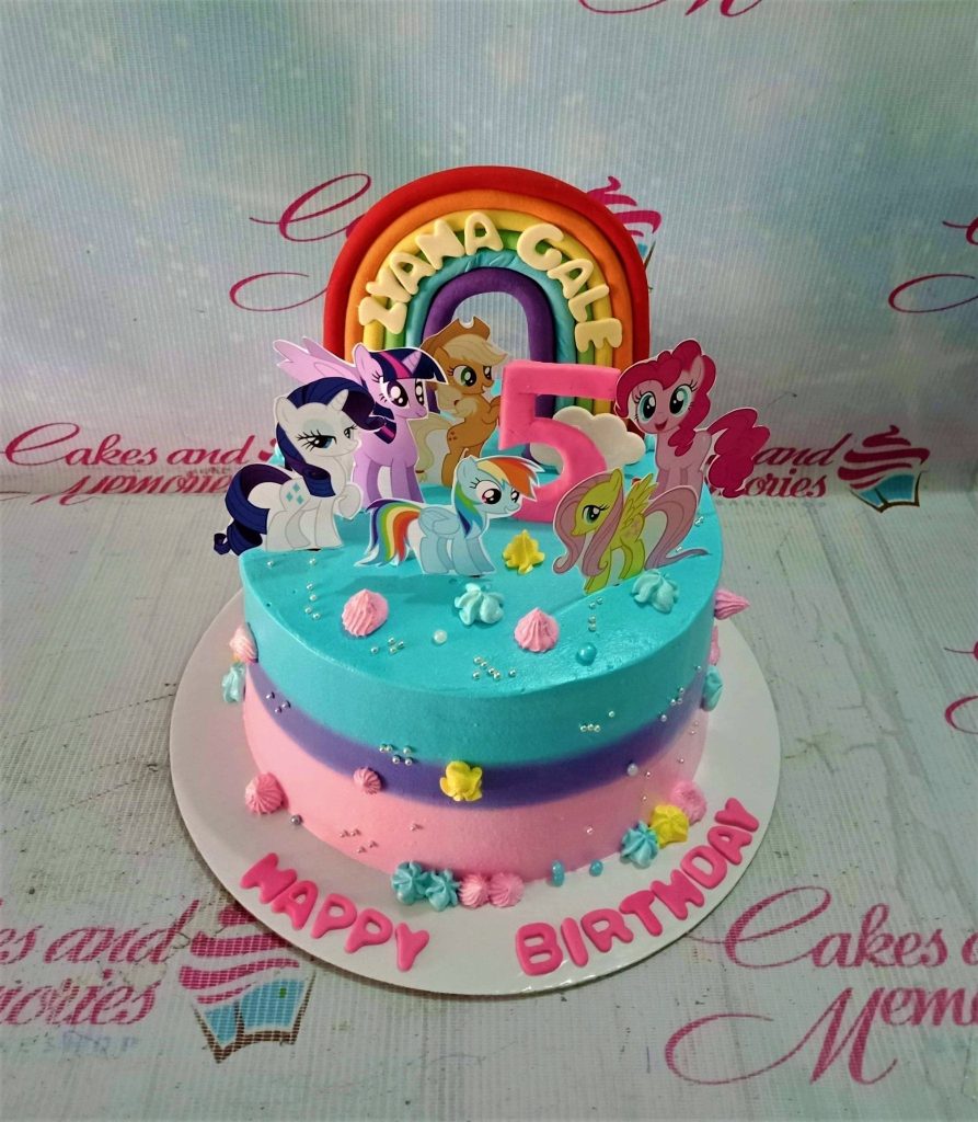 Lovely My Little Pony Birthday Cake