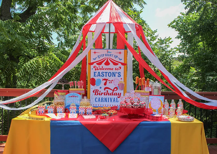 Backyard Carnival Birthday Theme 1