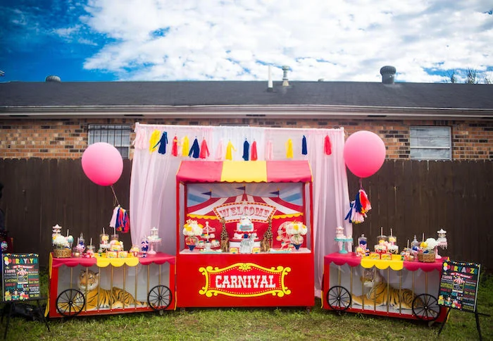 Backyard Carnival Birthday Theme 1