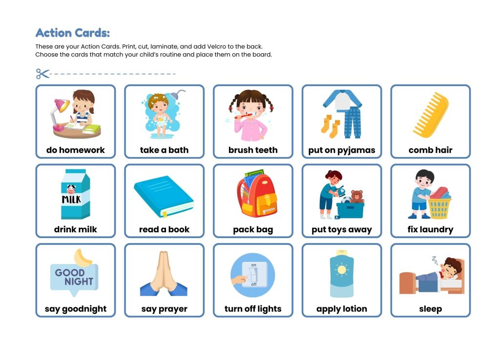Bedtime Routine Checklist (Printable) (1)
