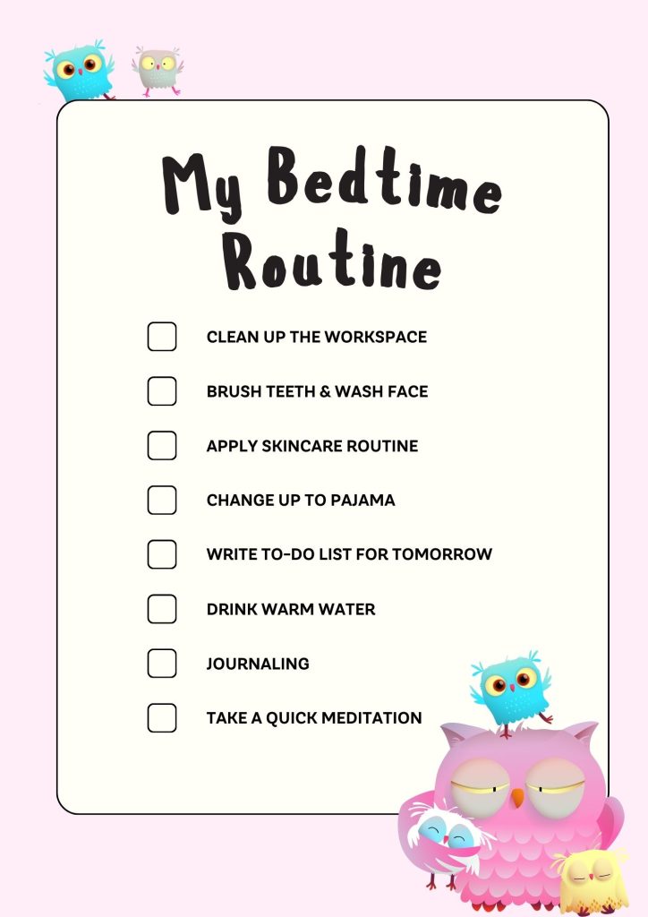 Bedtime Routine Checklist (Printable) (1)