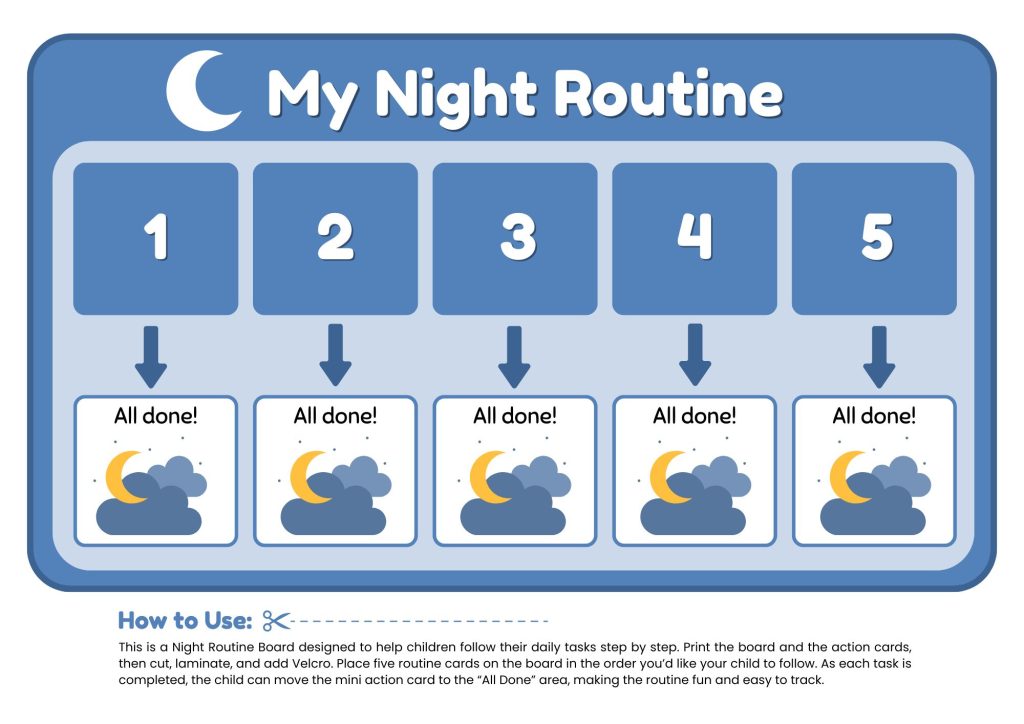 Bedtime Routine Checklist (Printable) (1)