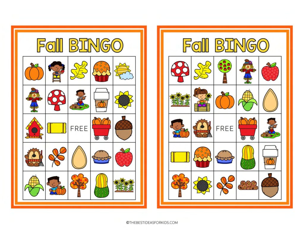 Printable Party Bingo Games