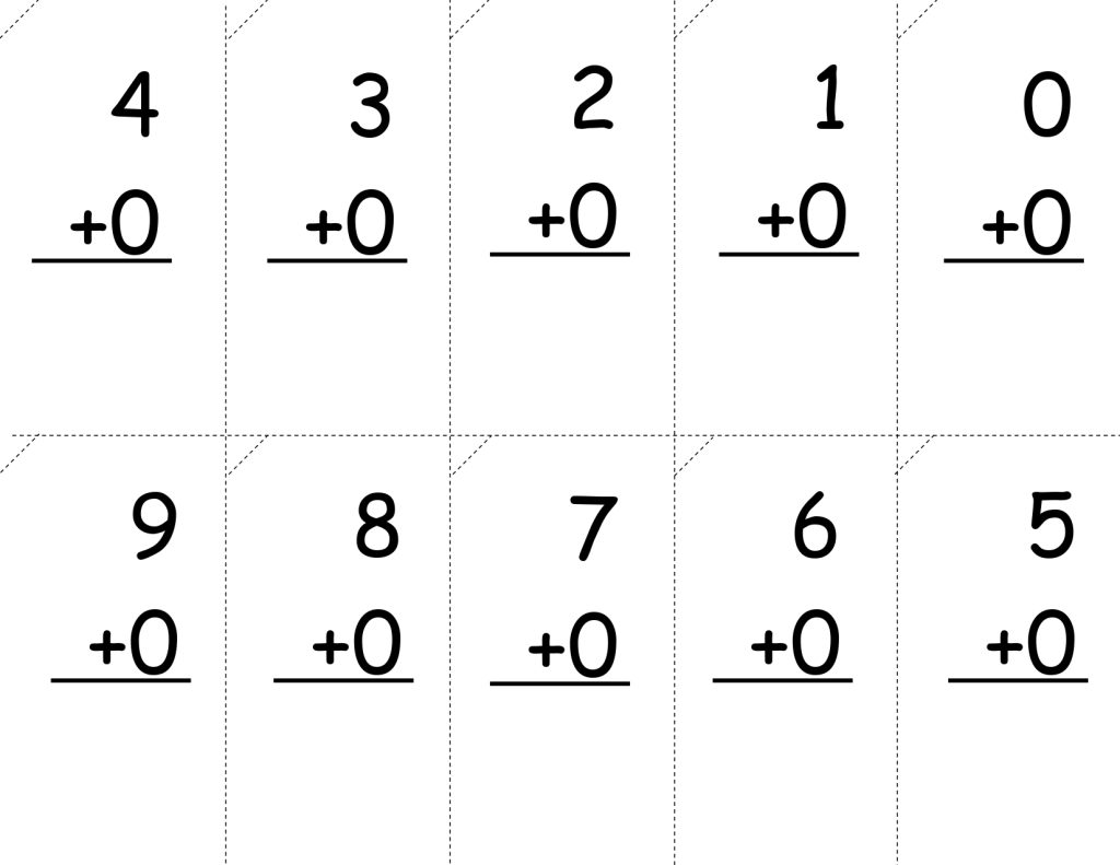 Math Fact Resources Addition Flash Cards page 0003