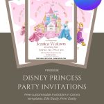 Free Disney Princess Birthday Invitations
