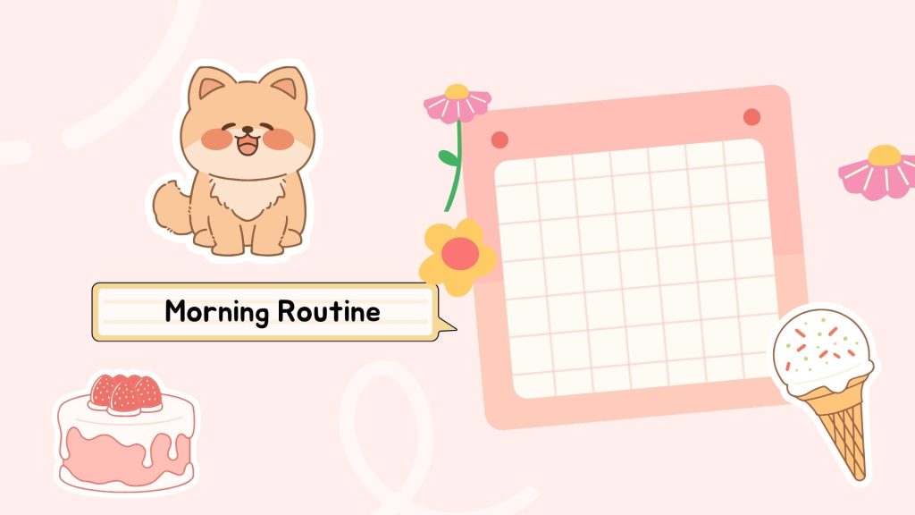 Morning Checklist Printable for School Days