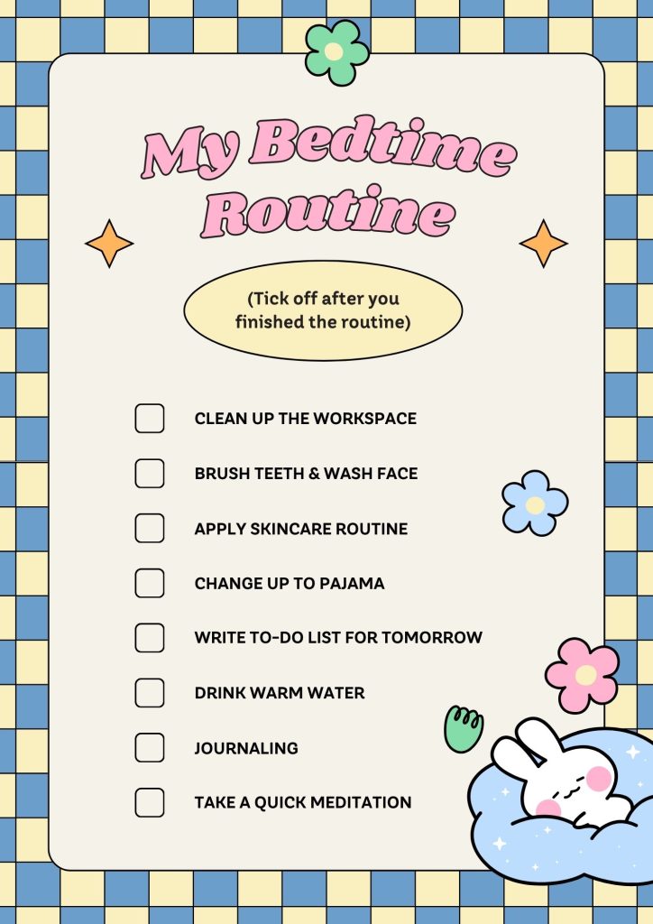 New Year Bedtime Routine Printable