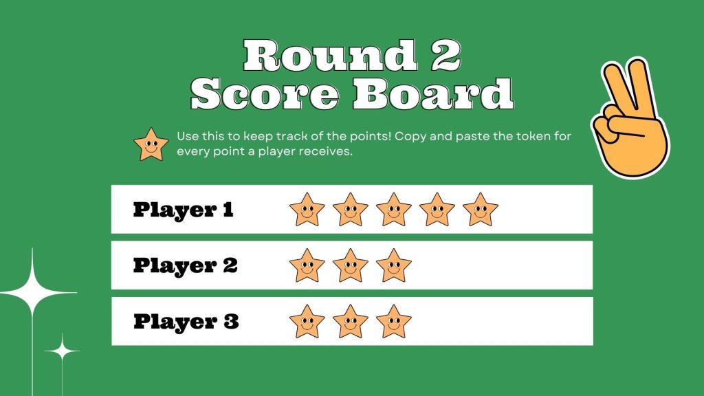 Party Game Scorecards (Printable)