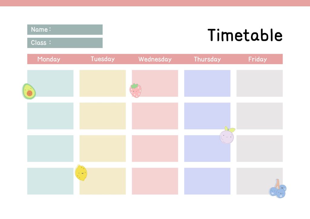 Screen Time Rules Printable for January Reset 1