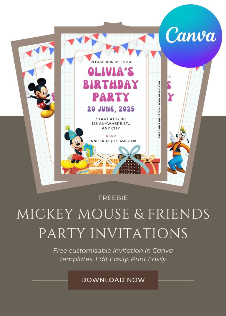 adorable-mickey-mouse-and-friends-birthday-invitation-canva