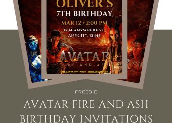 Free and Editable Avatar Fire And Ash Invitation Templates Made in Canva. Customize Online for free