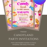 25+ Free Candyland Birthday Invitation Templates for Canva (2026 Update)