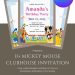 Free and Editable Adorable Mickey Mouse Clubhouse Invitation Templates Made in Canva. Customize Online for free
