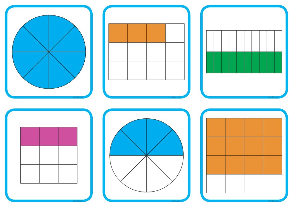 fraction matching cards page 0005