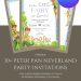 Free and Editable Magical Peter Pan Neverland Invitation Templates Made in Canva. Customize Online for free
