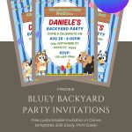 20+ Free Bluey Backyard Birthday Invitation Templates (Canva Update 2026) – Cute & Easy to Edit