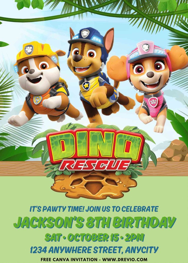 free-paw-patrol-dino-adventure-birthday-invitation-template-canva