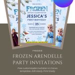 Free Frozen Arendelle Birthday Invitations