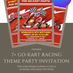 15+ Perfectly Designed Go Kart Racing Birthday Invitations (Free to Customize)
