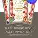 Free and Editable Little Red Riding Hood Invitation Templates Made in Canva. Customize Online for free