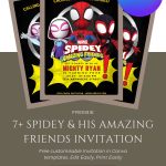 Marvel Spidey And Amazing Friends Invitations – Free Printable