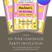 Free and Editable Pink And Yellow Lemonade Stand Invitation Templates Made in Canva. Customize Online for free