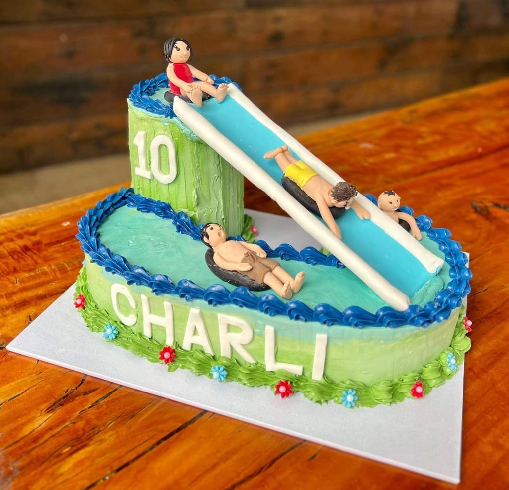 Adorable Waterslide Birthday Cake