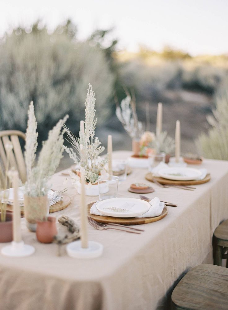Desert Minimalist Wedding