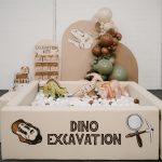 Dinosaur Excavation Birthday Party + Free Invitations