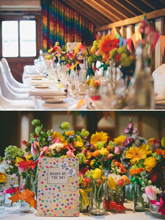 Rainbow Wedding Ideas 