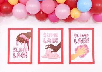Slime Lab Birthday Activities