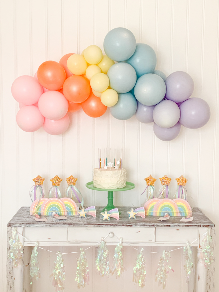 Unicorn Rainbow Birthday Theme