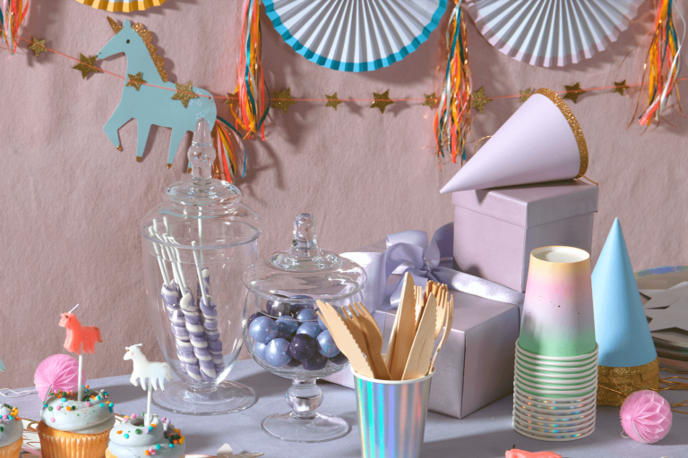 Unicorn Rainbow Birthday Theme