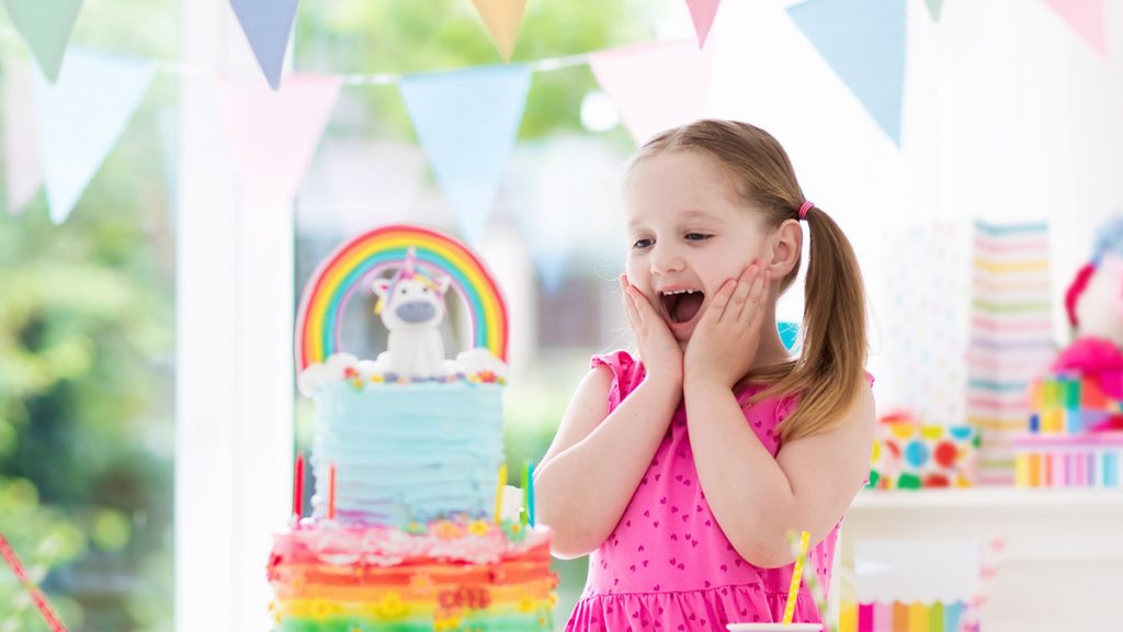 Unicorn Rainbow Birthday Theme