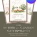 Free and Editable Watercolor Boho Chic Glamping Party Invitation Templates Made in Canva. Customize Online for free