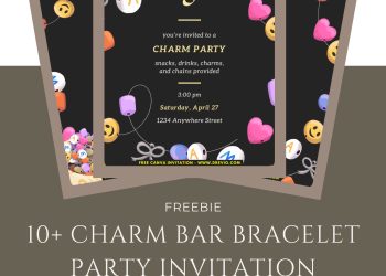 Free and Editable Charm Bar Party Invitation Templates Made in Canva. Customize Online for free