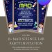 Free and Editable Cute Mad Science Lab Invitation Templates Made in Canva. Customize Online for free