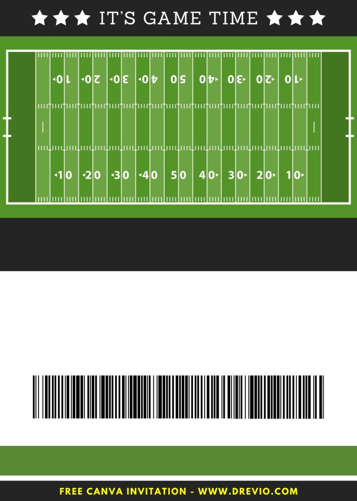 Free and Editable Awesome Super Bowl American Football Invitation Templates Made in Canva. Customize Online for free