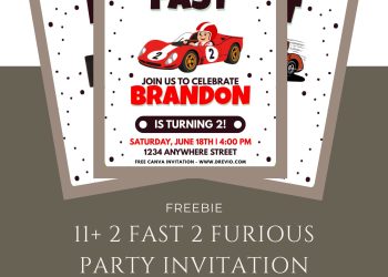 Free and Editable Epic 2 Fast 2 Furious Invitation Templates Made in Canva. Customize Online for free