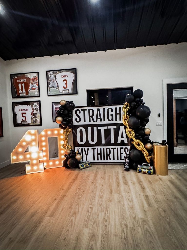 40th Birthday Party Ideas 8