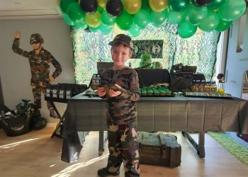 Camo Birthday Invitation