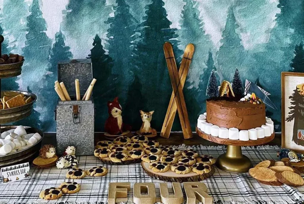 Camping Birthday Invitation